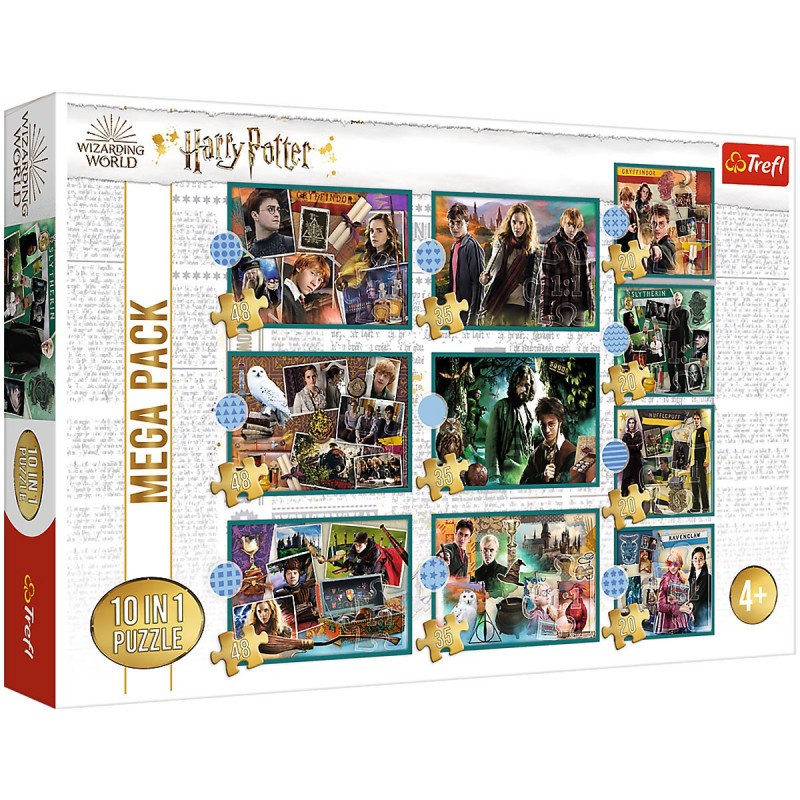 Levně 90392 Dětské puzzle - Harry Potter - 10v1