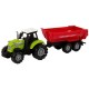 Traktor s vyklápacou vlečkou - Červený, 23cm