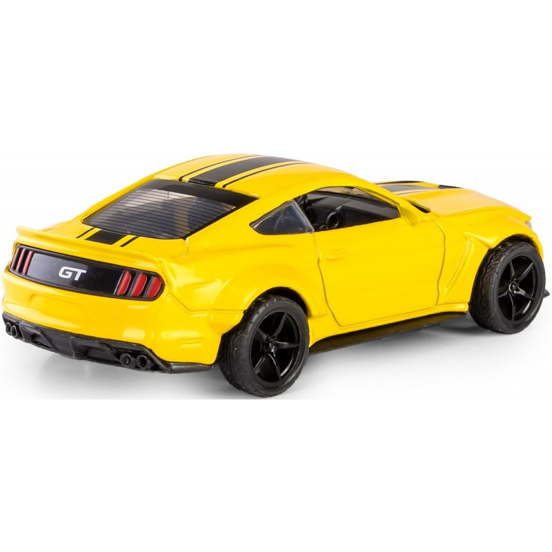 E-shop 024007 Daffi Kovový model - Die Cast CRASH CAR - Ford Mustang Žltá