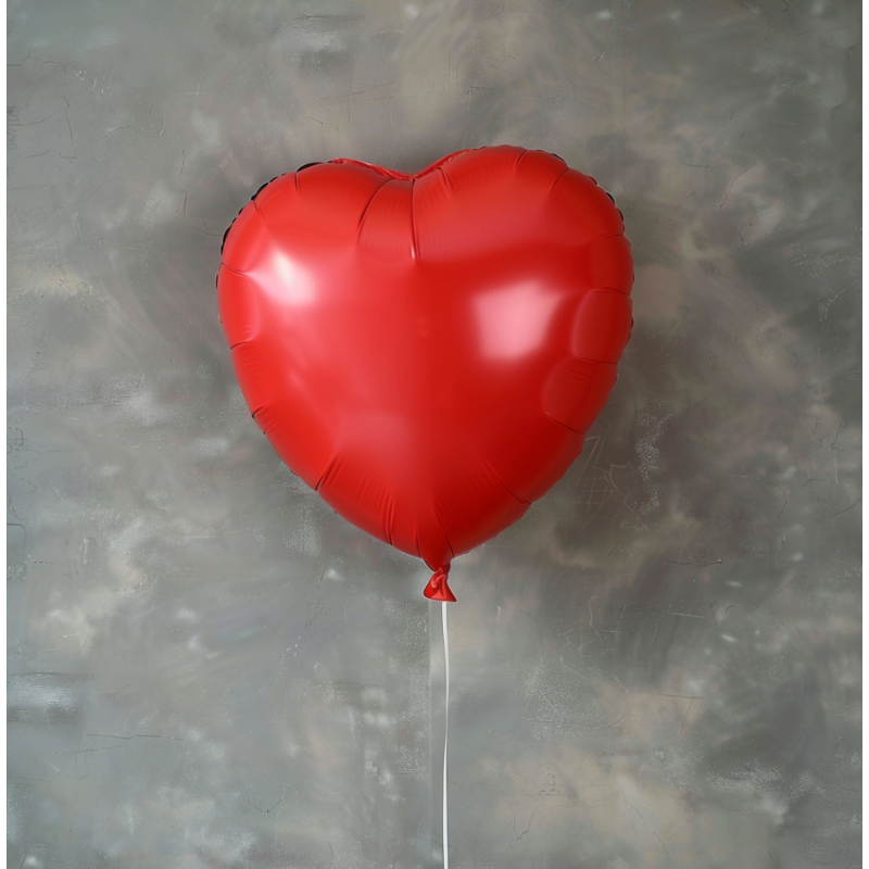Levně 460181 PartyPal Fóliový balón - Střední srdce 45cm