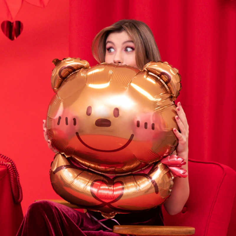 E-shop 148419 PartyPal Fóliový balón - Medvedík so srdiečkom 58x75cm