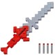 Pixelový meč - Minecraft + 4 šípky