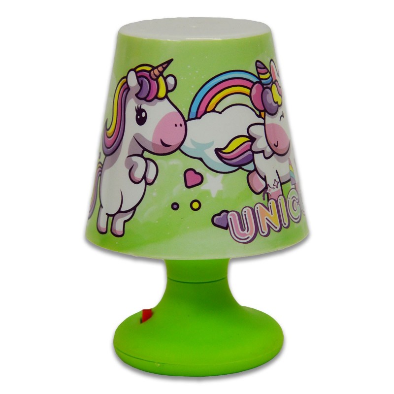 117900 Detská nočná mini lampa - Jednorožec Zelená
