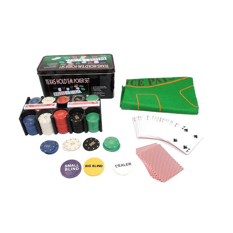 E-shop 0600 DR Texas Hold’em Poker set - 200ks žetónov