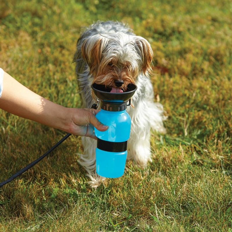 V0100830 InnovaGoods Cestovná fľaša na vodu pre psov 550ml